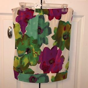 The Limited floral tube top NWT